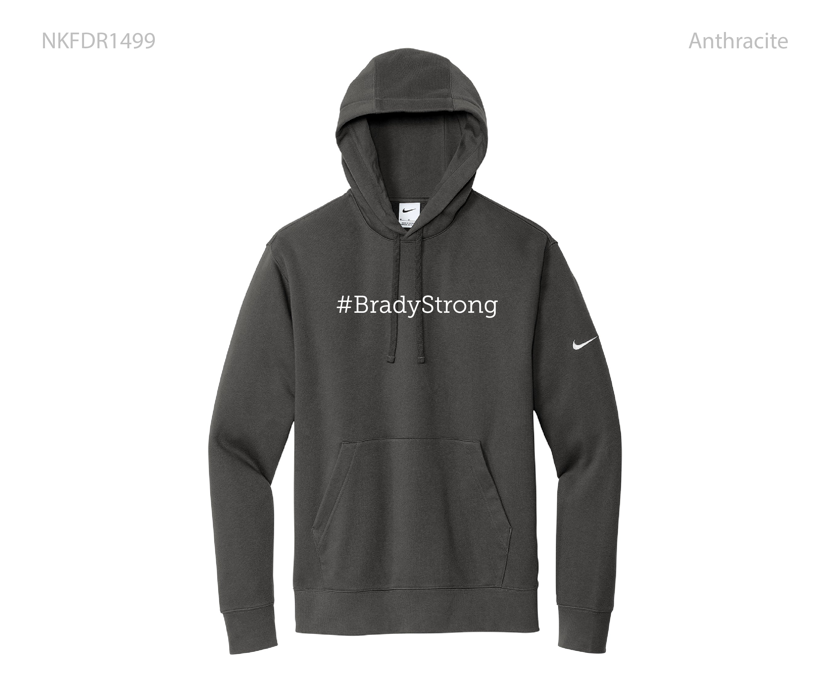 Nike Club Fleece Sleeve Swoosh Pullover Hoodie