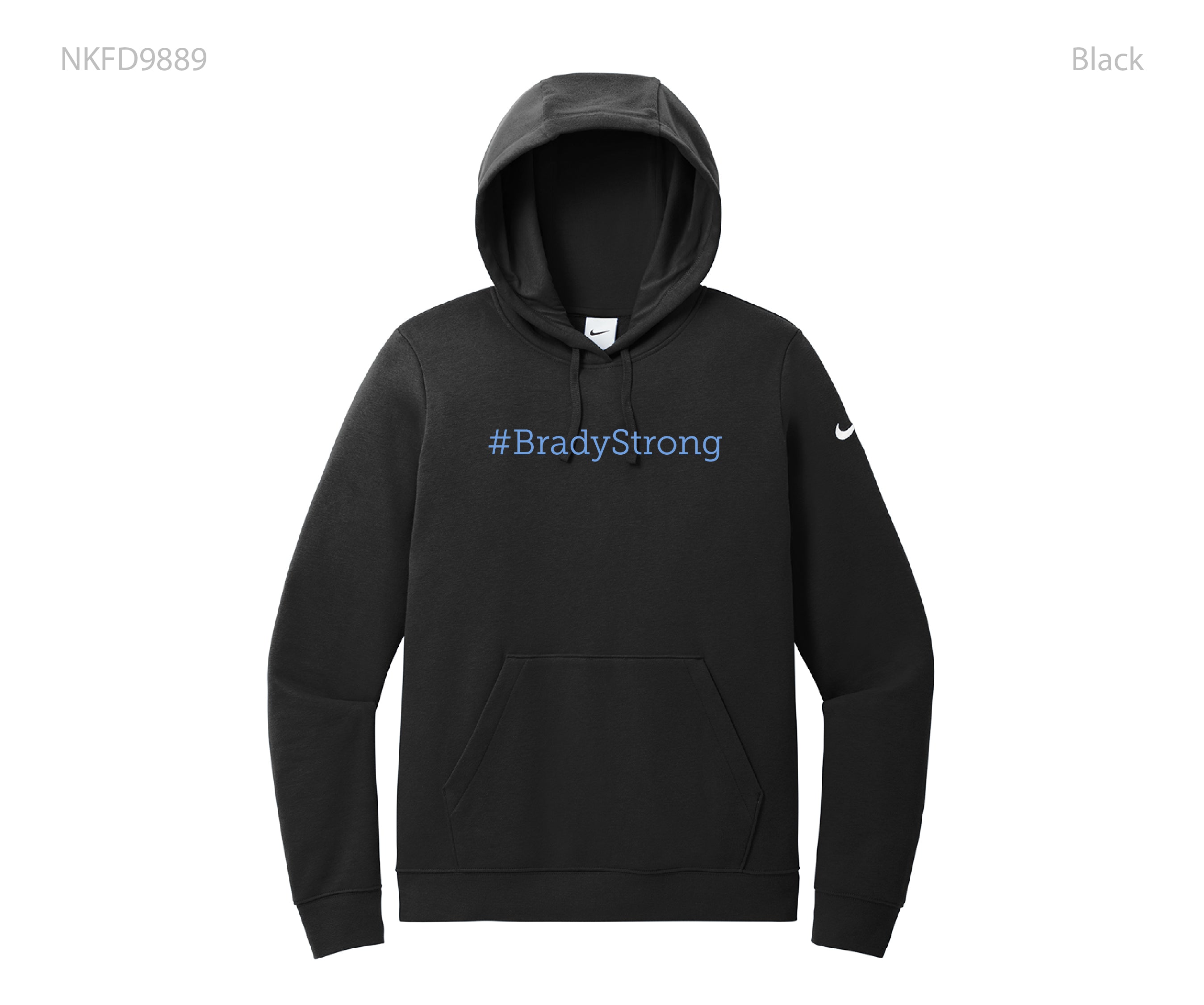 Nike Women's Club Fleece Sleeve Swoosh Pullover Hoodie