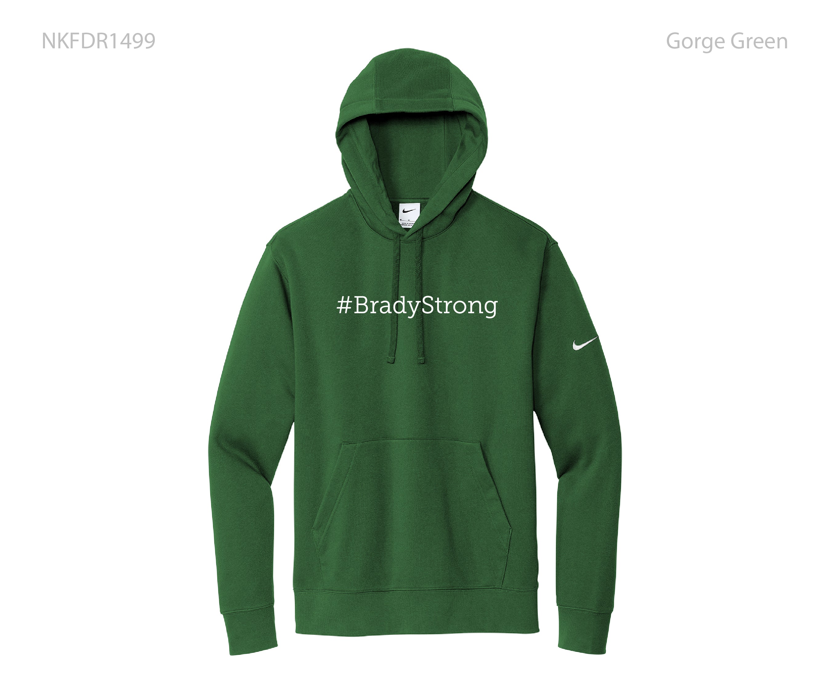 Nike Club Fleece Sleeve Swoosh Pullover Hoodie