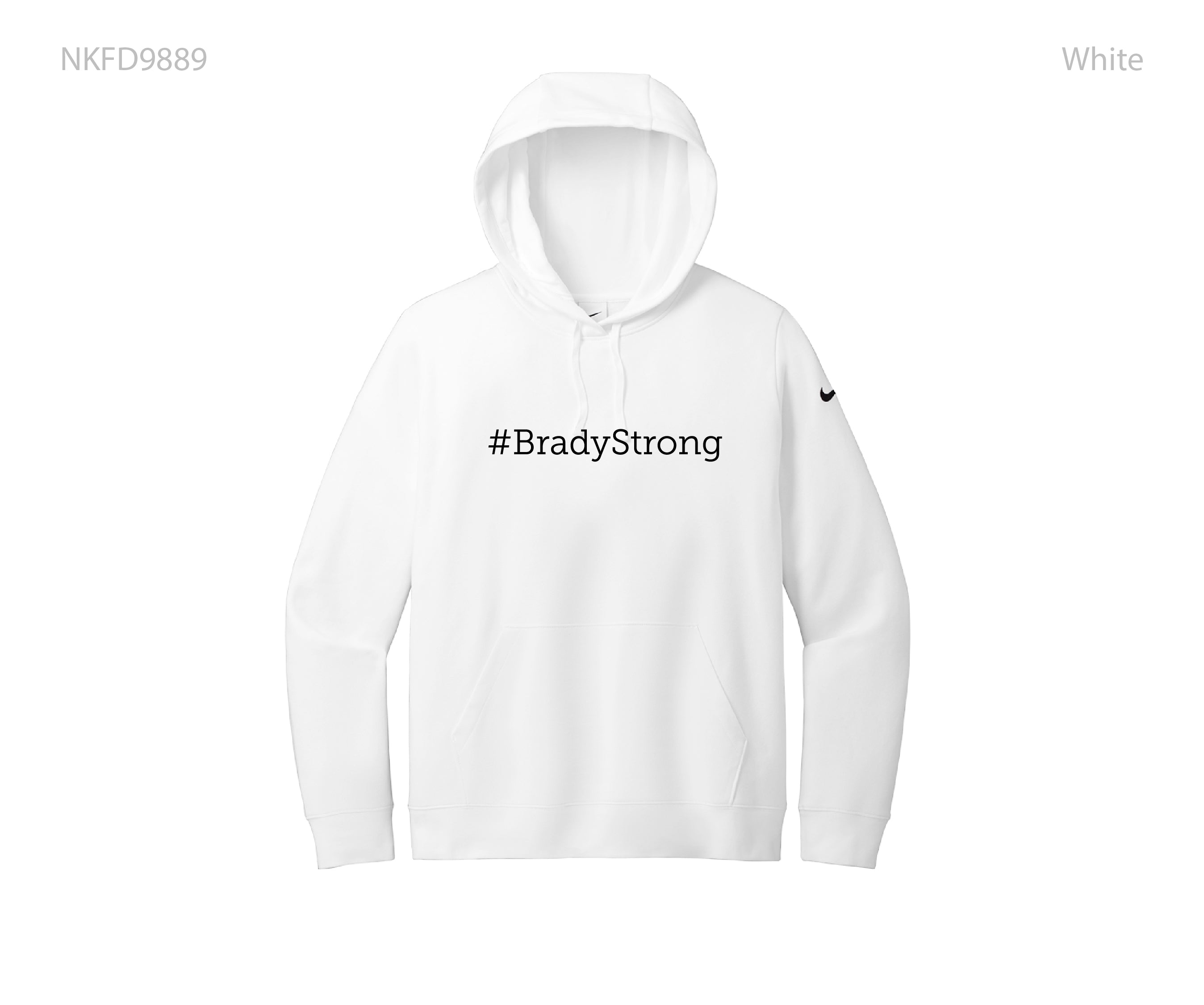 Nike Women's Club Fleece Sleeve Swoosh Pullover Hoodie